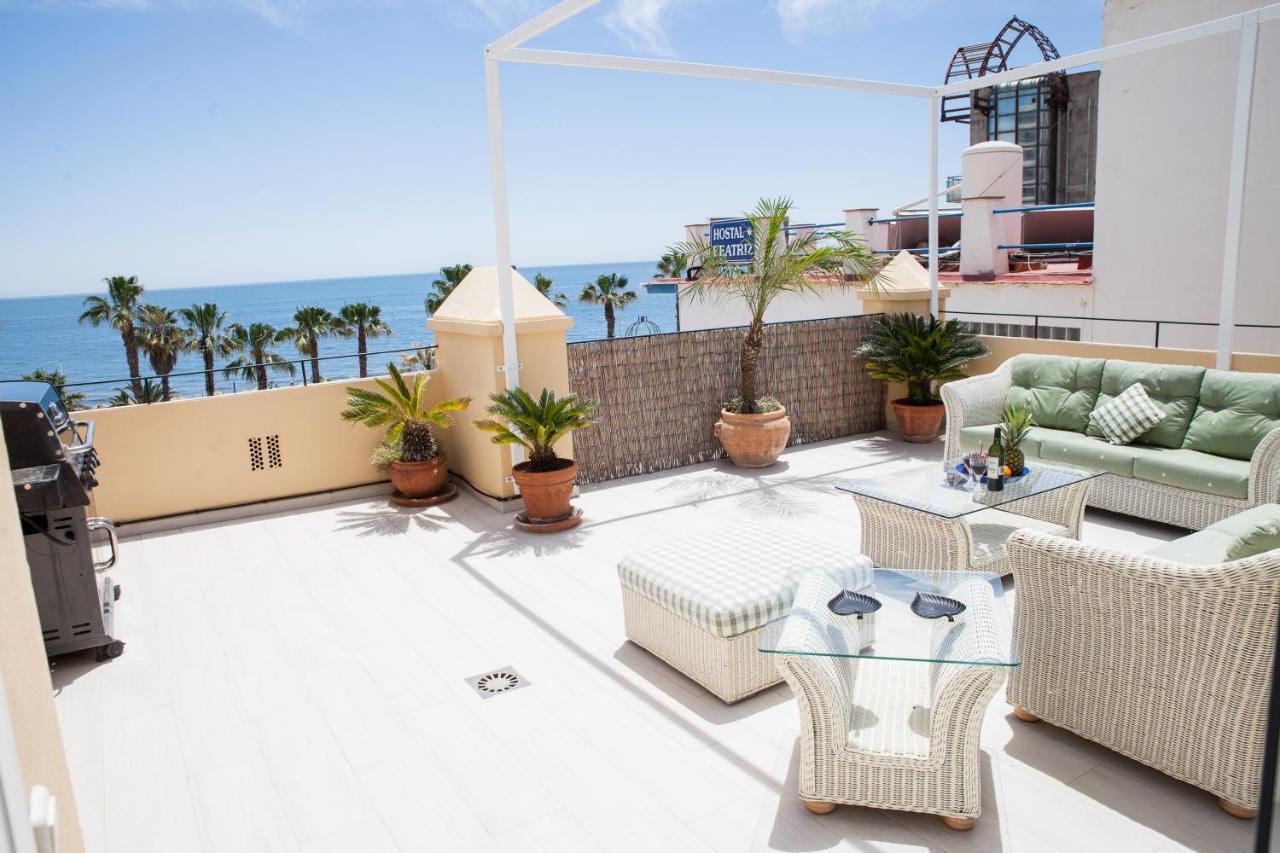 Spacious 200 Sq.M. Penthouse With Sea View Terraces 托雷莫利诺斯 外观 照片